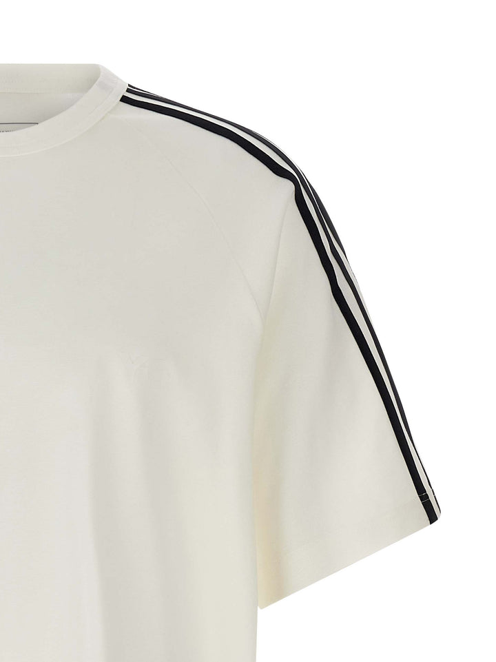 Y-3 Y-3 Short Sleeve Tee 3-Stripes T shirt - Bianco | 4415da6380b95a4f2a5fe9816e78ed2072783194