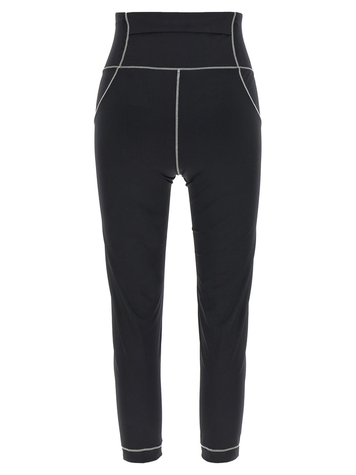 Moncler Grenoble Logo Patch Leggings - Nero | 746d040a2bcf9c27aed202b5708149735dd3fc5e