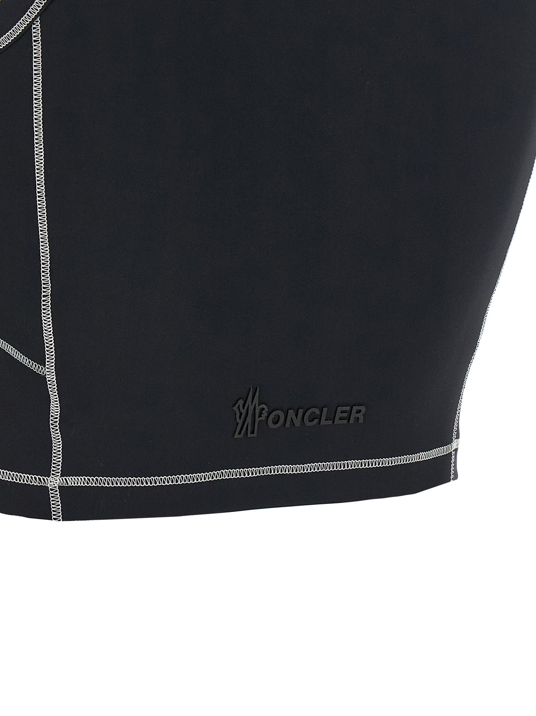 Moncler Grenoble Logo Patch Sporty Top Top - Nero | b3693b075e00809ae7443596e4fd4aa3f1074c13