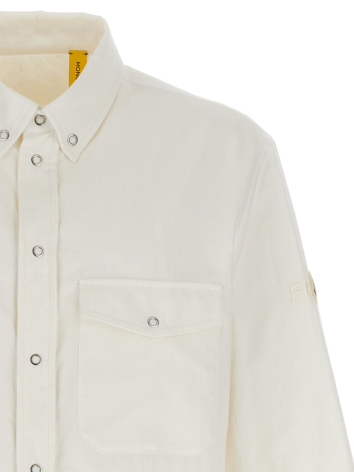 Moncler Genius Overshirt Moncler X Frgmt Camicie - Bianco | f7c9dd5860ad3dea25dd9c7ae144aff0a9259b4d