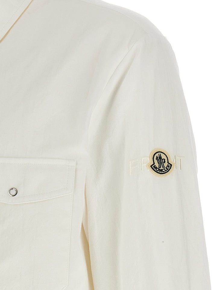 Moncler Genius Overshirt Moncler X Frgmt Camicie - Bianco | 4a1cc2f6cb9d0ddd933cee37a9c6b5f090e3da1b