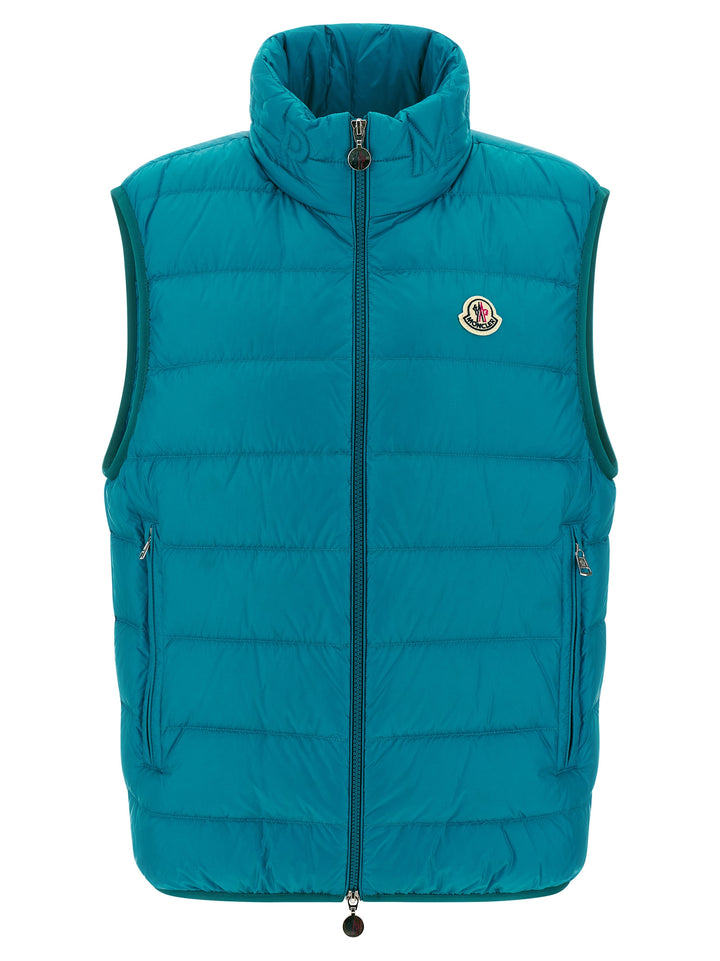 Moncler Rocoque Gilet - Celeste | f53048128f45cef2fb55a36359f4015cc8e248f6