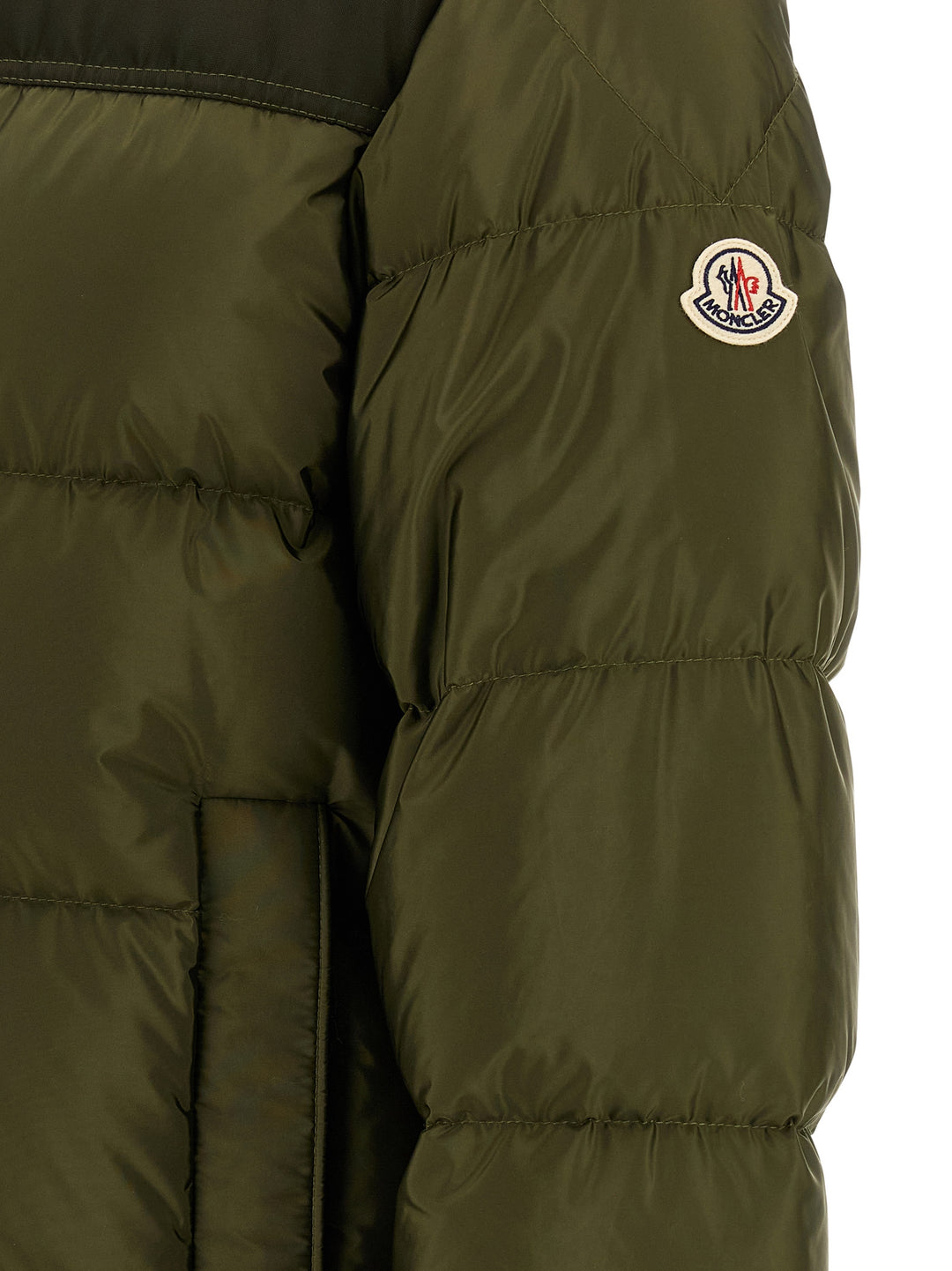 Moncler Virolais Puffer Jackets - Verde | ae12c30e4766d53a21ea4e0c96900b716619b128