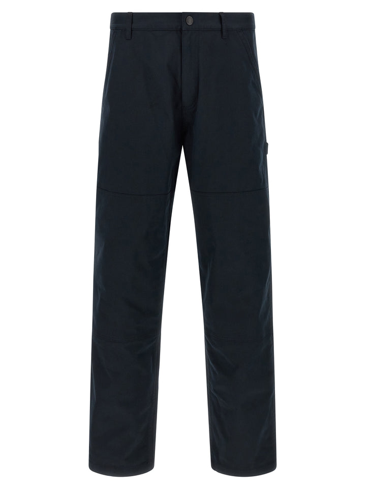 Moncler Cotton Trousers Pantaloni - Blu | d393feb0dc72d3c123267c3e9f73c2b77ec1a61c