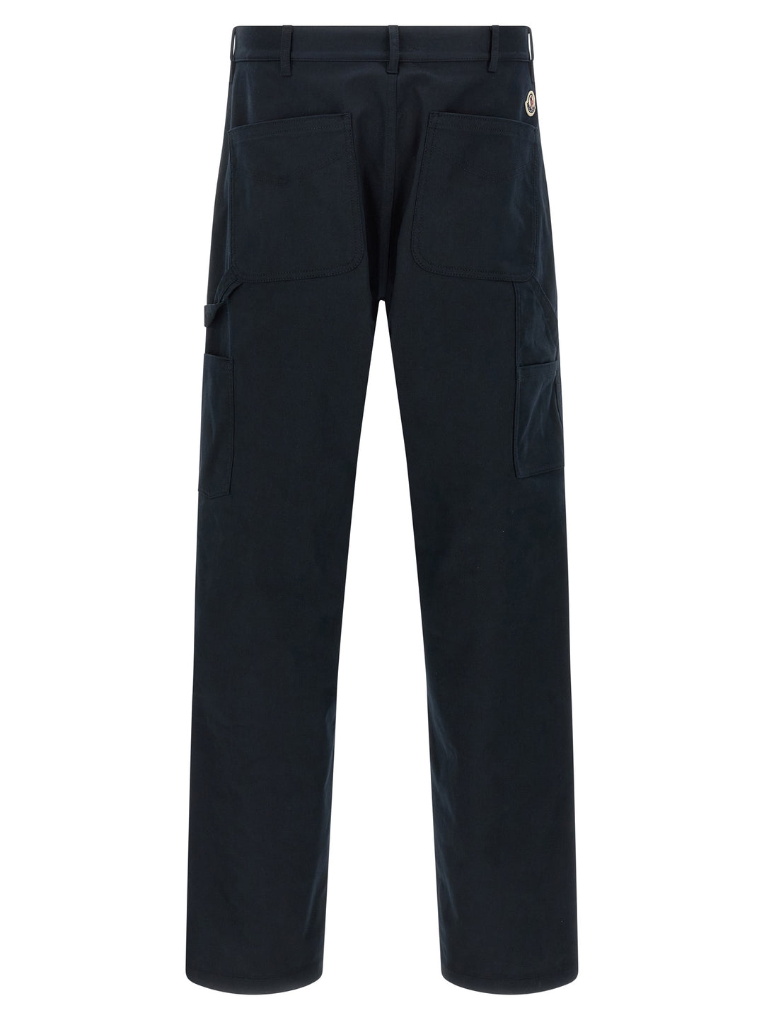 Moncler Cotton Trousers Pantaloni - Blu | 4a3bd5936e7f65e01512fde140abfa00cd0c726b