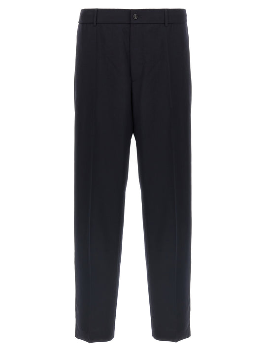 Wool Pantaloni Blu