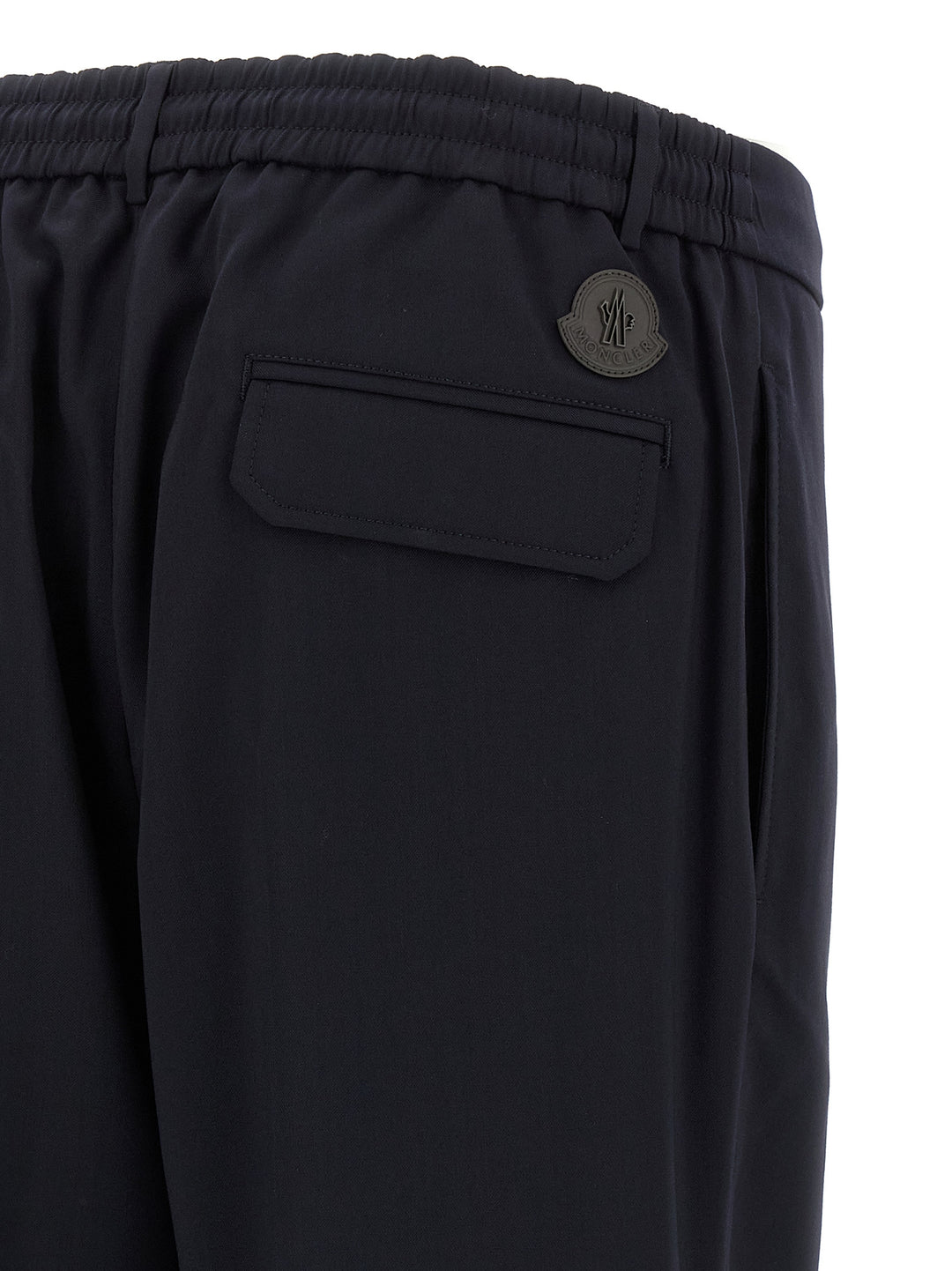 Moncler Wool Pantaloni - Blu | 79ed3d5ef3757029264b049d79af91e057d2870c