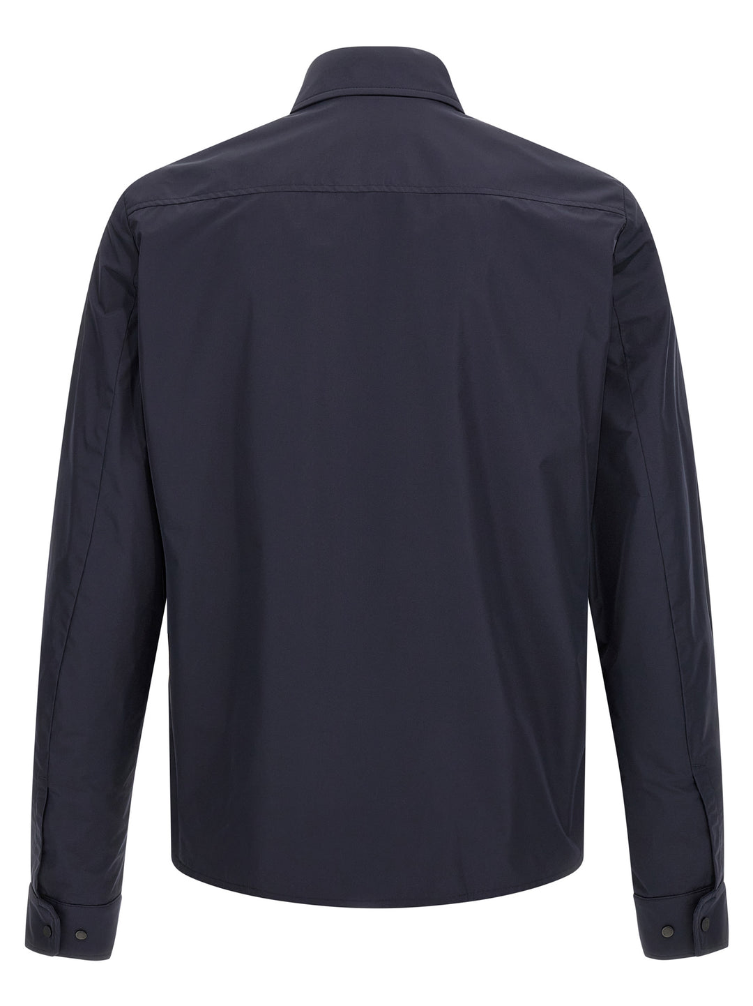 Moncler Tech Fabric Shirt Camicie - Blu | 571367fabdf85de8277ba466f7a3ab798cf3a346