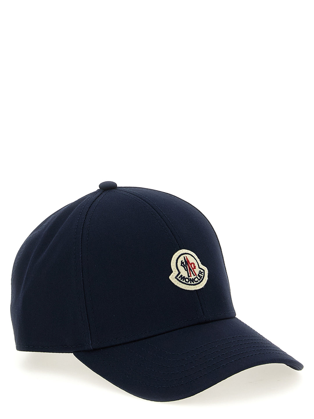 Moncler Logo Patch Cap Cappelli - Blu | ac1ed4b99bc44a5da4a34413a3923c5ee68c8799