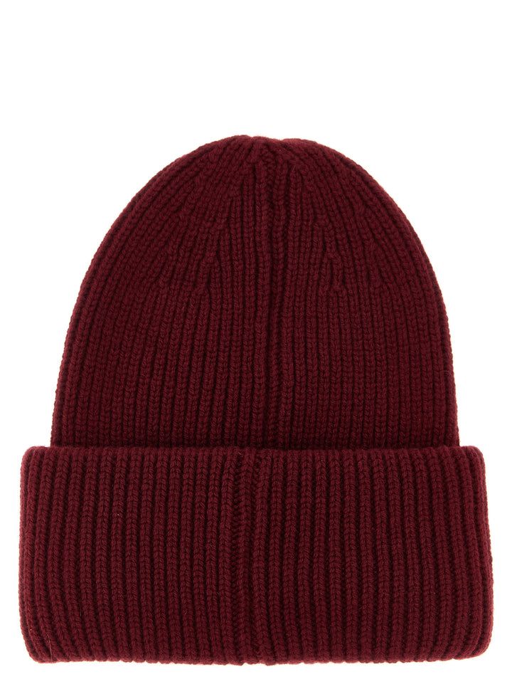 Moncler Wool And Cashmere Beanie Cappelli - Bordeaux | 9eb89aa575354de313f2097484d9149e1441cf82