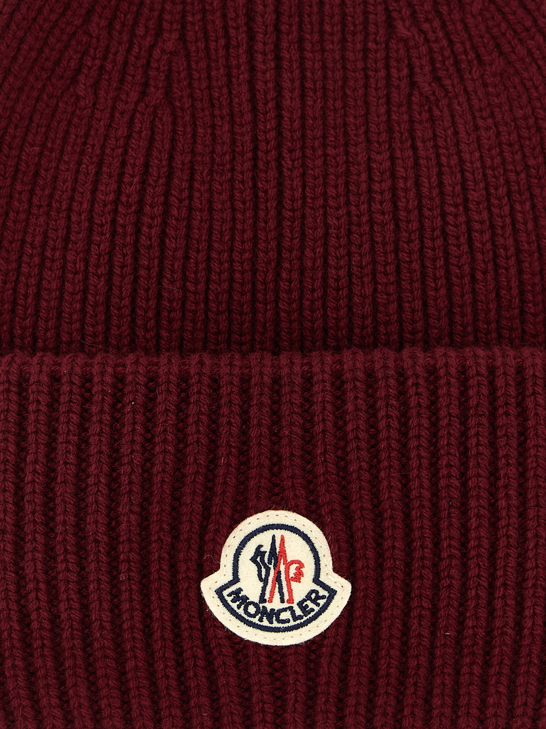 Moncler Wool And Cashmere Beanie Cappelli - Bordeaux | daebe62c0cdd2e76c9920ef93ab73c6f459f48e4