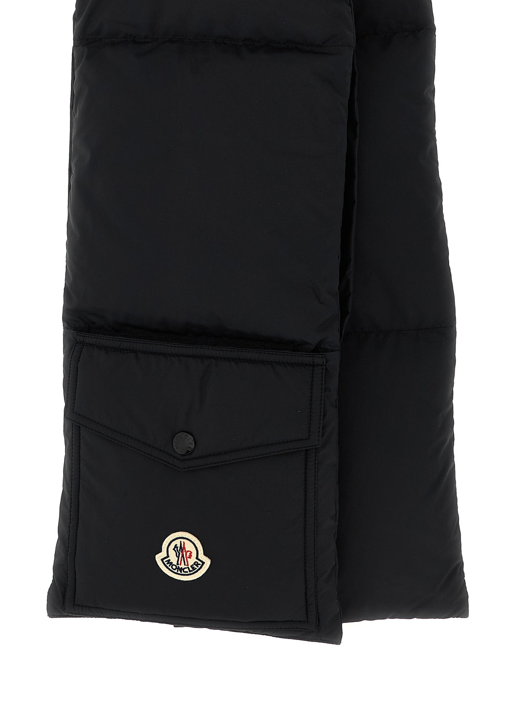 Moncler Padded Scarf Sciarpe Nero Wanan Luxury