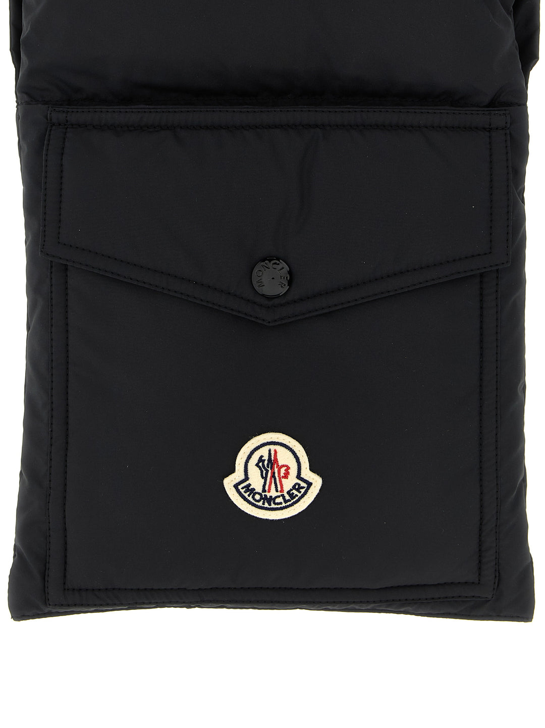 Moncler Padded Scarf Sciarpe - Nero | 14d043e9af324352c8c35bbb35099f66c28eb0fc