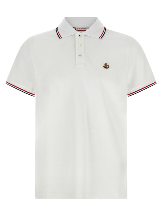 Piqué Cotton Shirt Polo Bianco