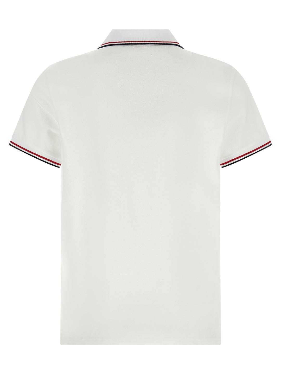Moncler Piqué Cotton  Shirt Polo - Bianco | 981bb46f299b34772a8418e90f9cd6a6fe97b1cd