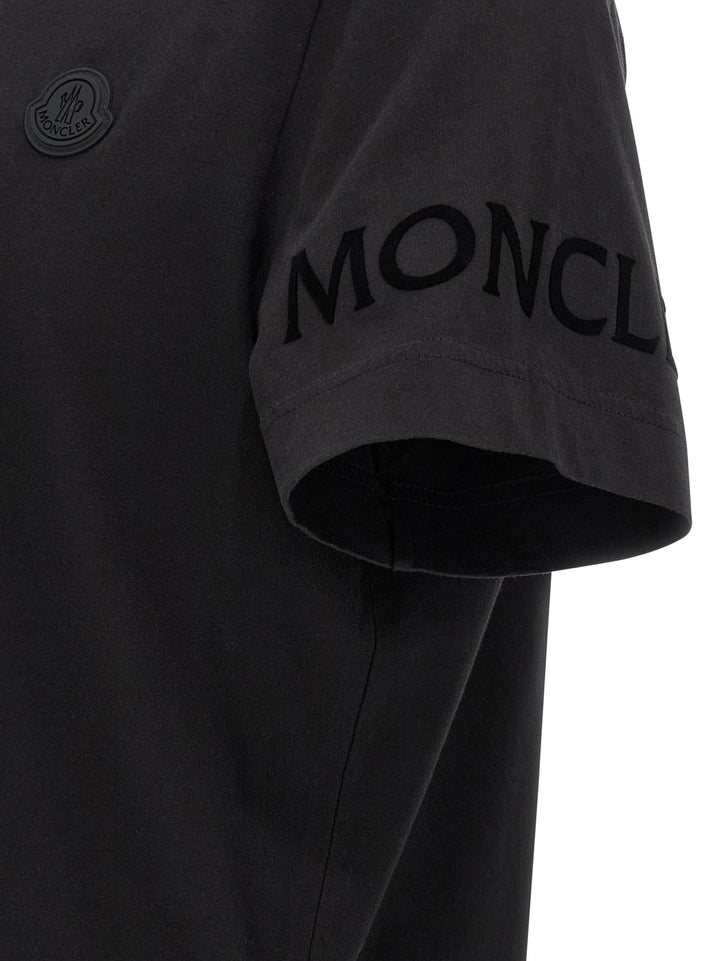 Moncler Logo T shirt - Nero | d78ca5077b46b10f437c9dc64c56208342a09455