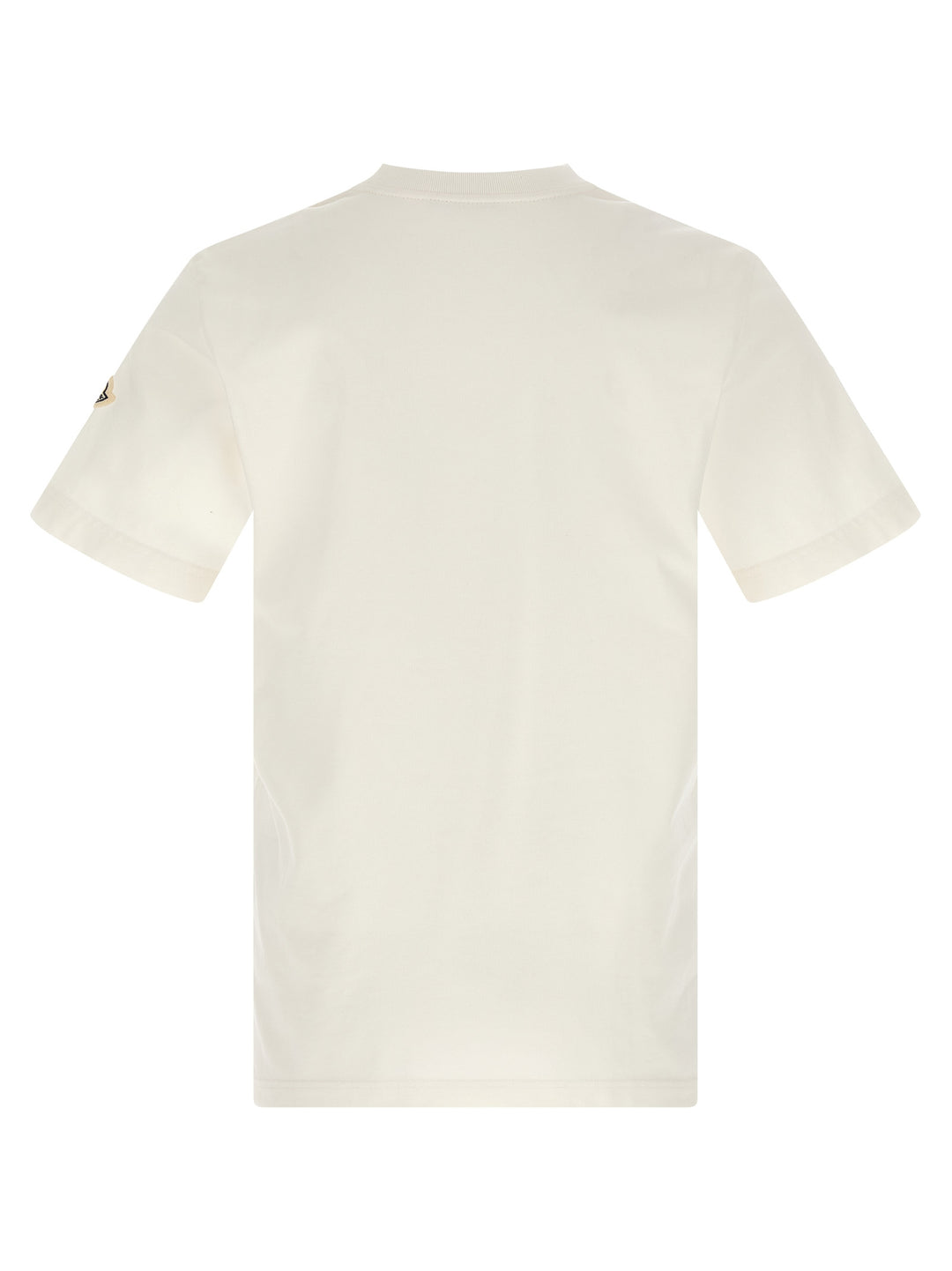 Moncler Flocked Logo T shirt - Bianco | 94daeaaa30d27a59f7e5d80668d3175b95981351