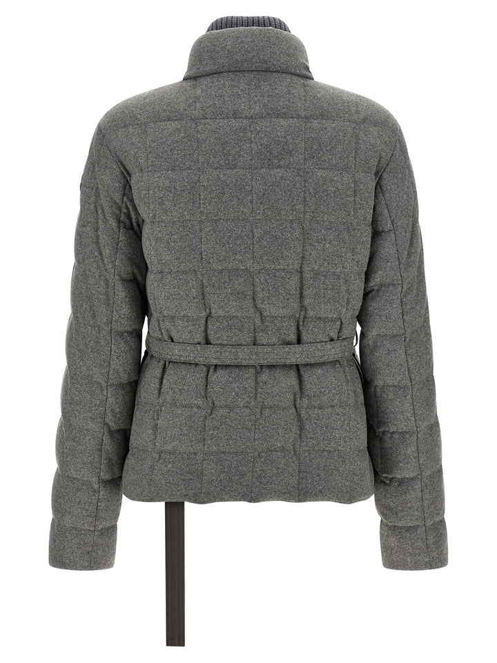 Moncler Bussettes Puffer Jackets - Grigio | 3fc37c489bb406b8cdcb1f1b90b1e207f71681bb
