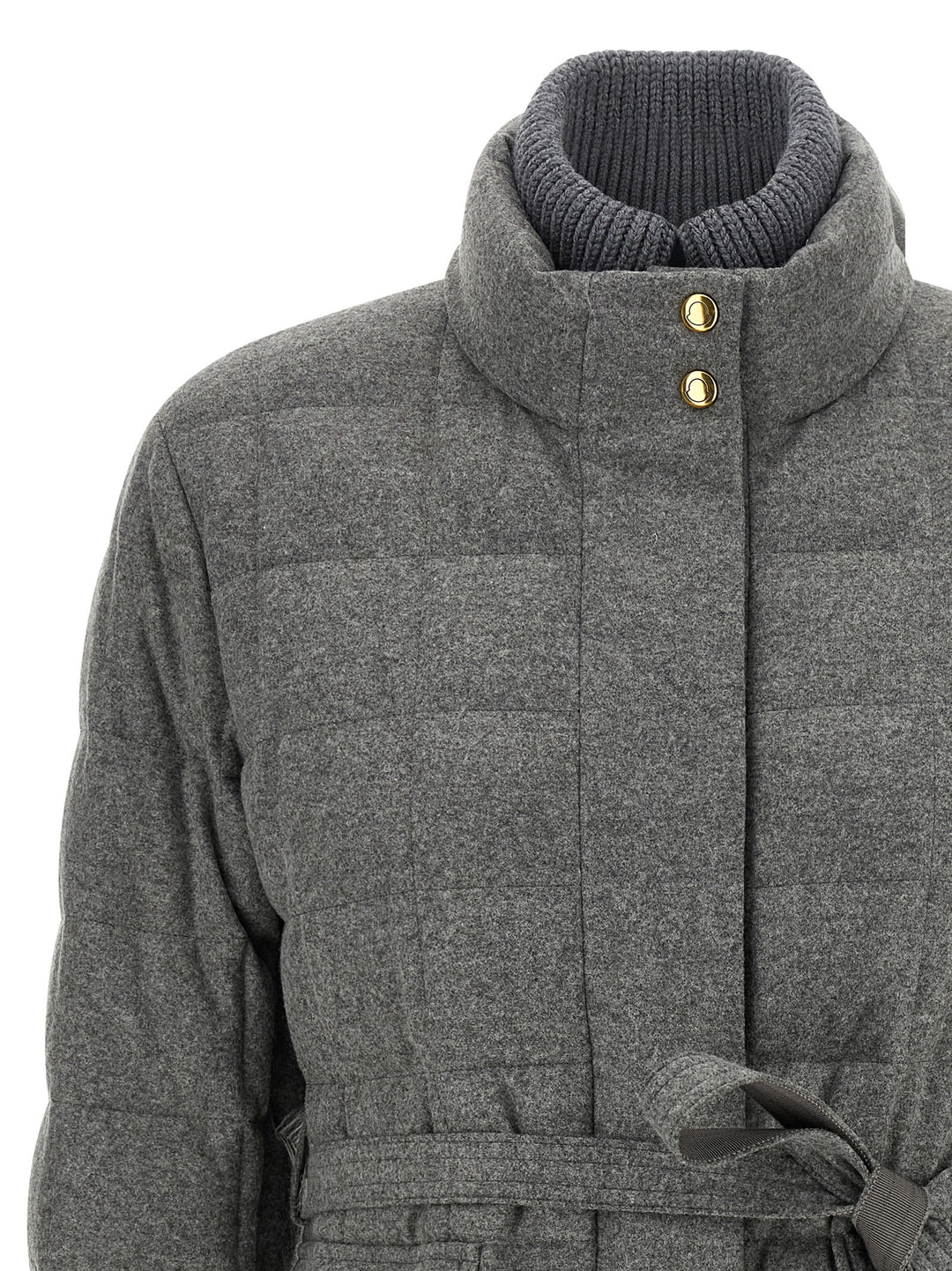 Moncler Bussettes Puffer Jackets - Grigio | e6909d1ac005ff7354b369b5088bd7bf9f76c09a