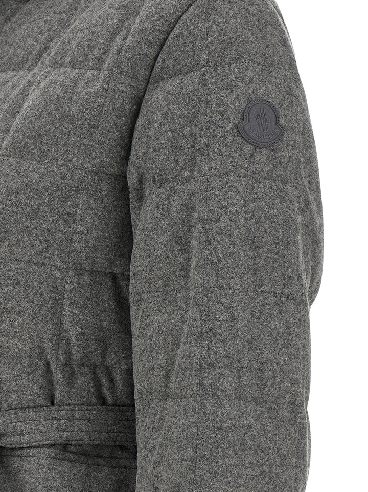 Moncler Bussettes Puffer Jackets - Grigio | 58e183c4a8bb6269311aecc0ff92b6f643e73953