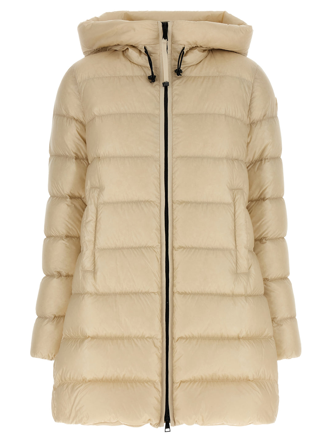 Moncler Suyenne Puffer Jackets - Beige | 05877c82acb800196e24041156353963a5aed041