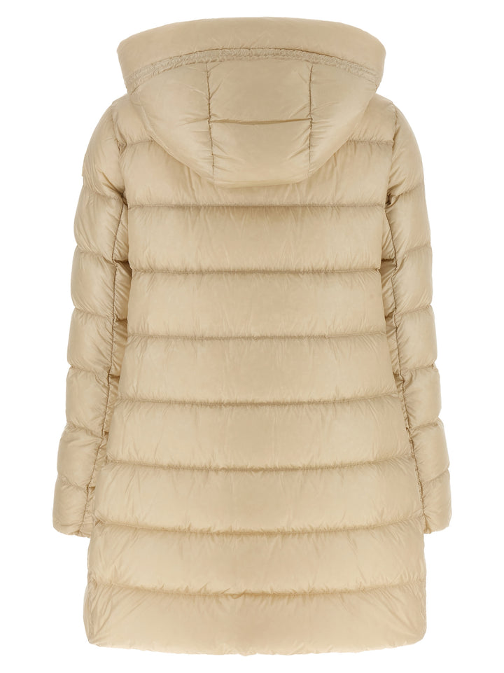 Moncler Suyenne Puffer Jackets - Beige | 67c6675dbd529c06c4af60acbba18f3a07a13b13