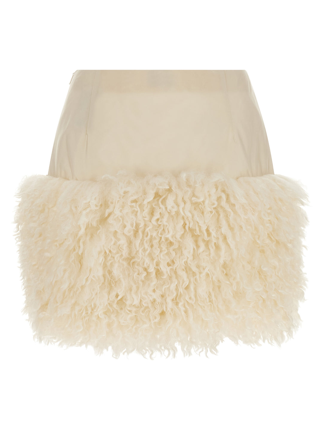 Moncler Teddy Insert Skirt Gonne - Bianco | 6755f35809d0bc779ac38598bbde1a5c4e0aae32