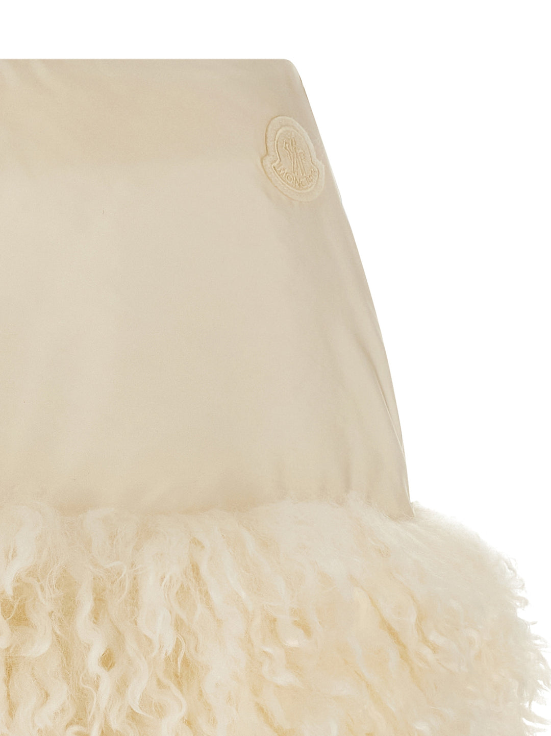 Moncler Teddy Insert Skirt Gonne - Bianco | e8c98f318c978208a88ba24878ff7838c5373eae