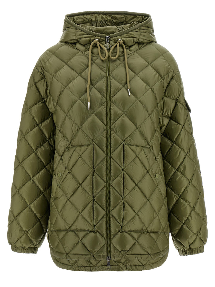 Moncler Diamond Quilting Down Jacket Puffer Jackets - Verde | 2eb471fdcce0e3c7e1256244016bcbac6273b500