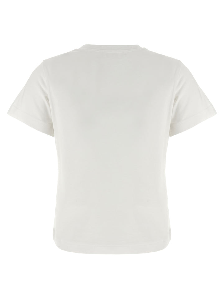 Moncler Embroidery T shirt - Bianco | e9e28ad4113613d792dfb424d7cfb3eb8dfc0ffa