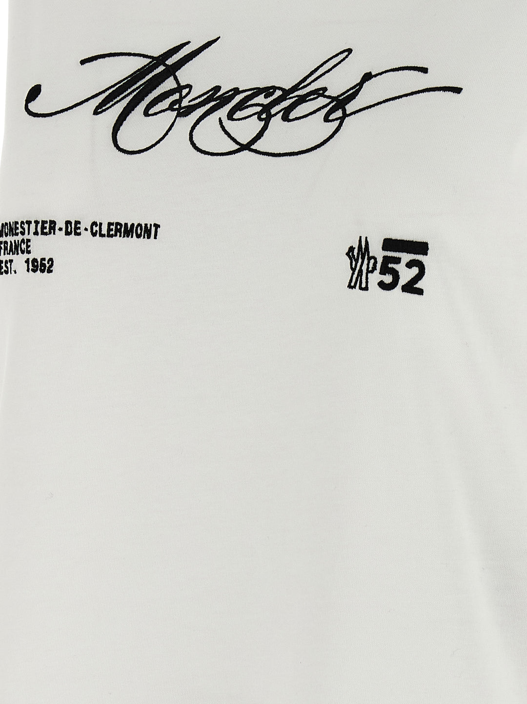 Moncler Embroidery T shirt - Bianco | bdfeee2701e8858199cbc7441f47289986927b21