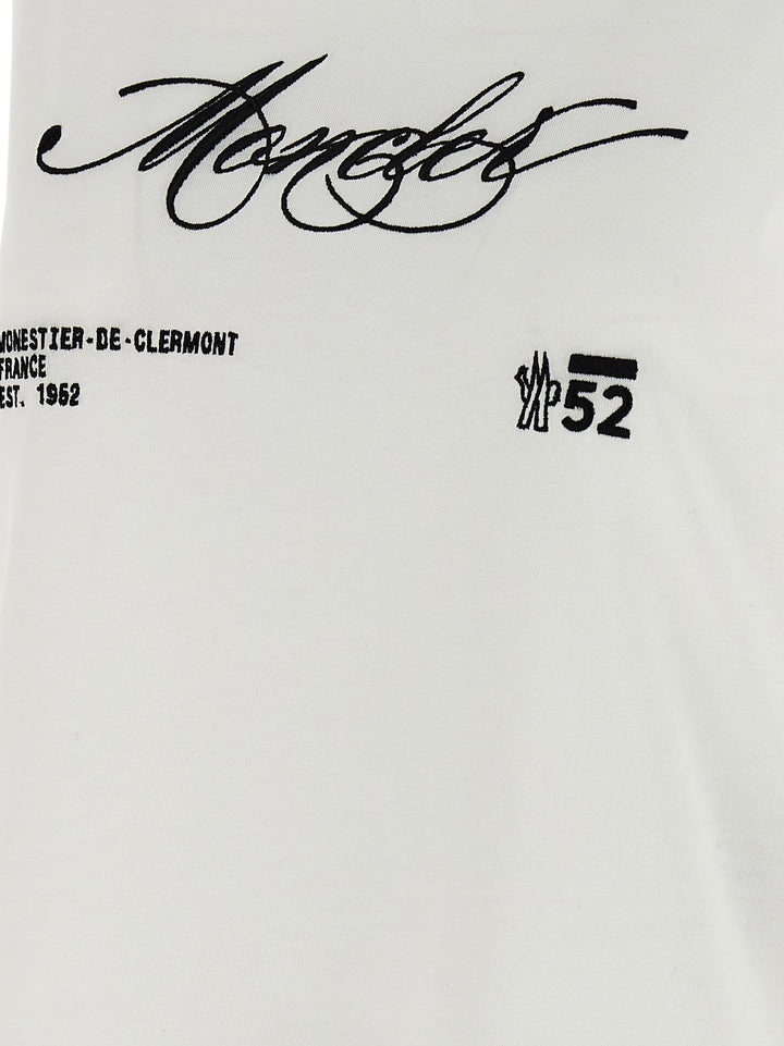 Moncler Embroidery T shirt - Bianco | bdfeee2701e8858199cbc7441f47289986927b21