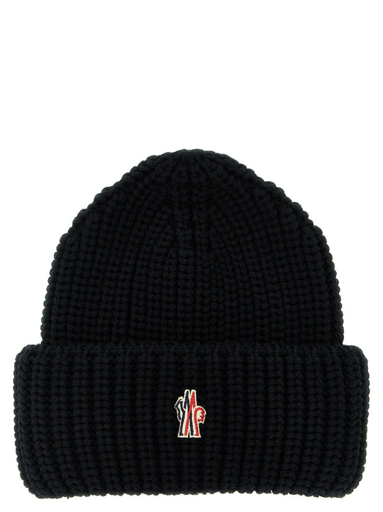 Logo Patch Beanie Cappelli Nero