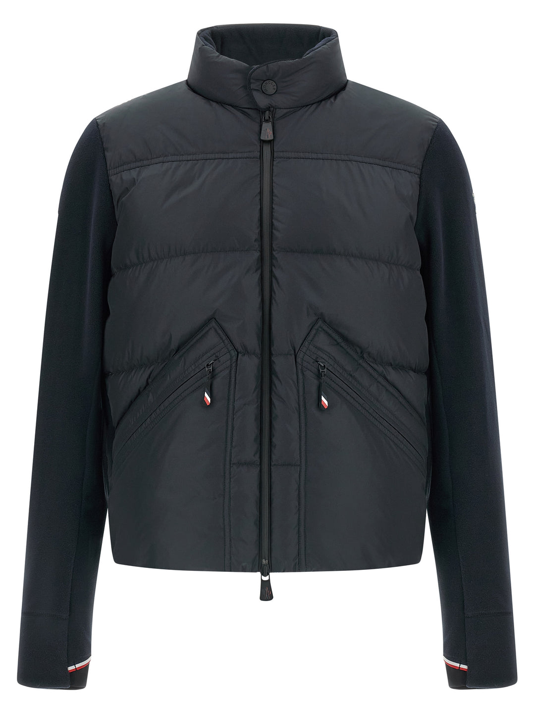 Moncler Grenoble Padded Cardigan Maglioni - Blu | 66560ec12f3b147c7694af6f568c0342b95da005