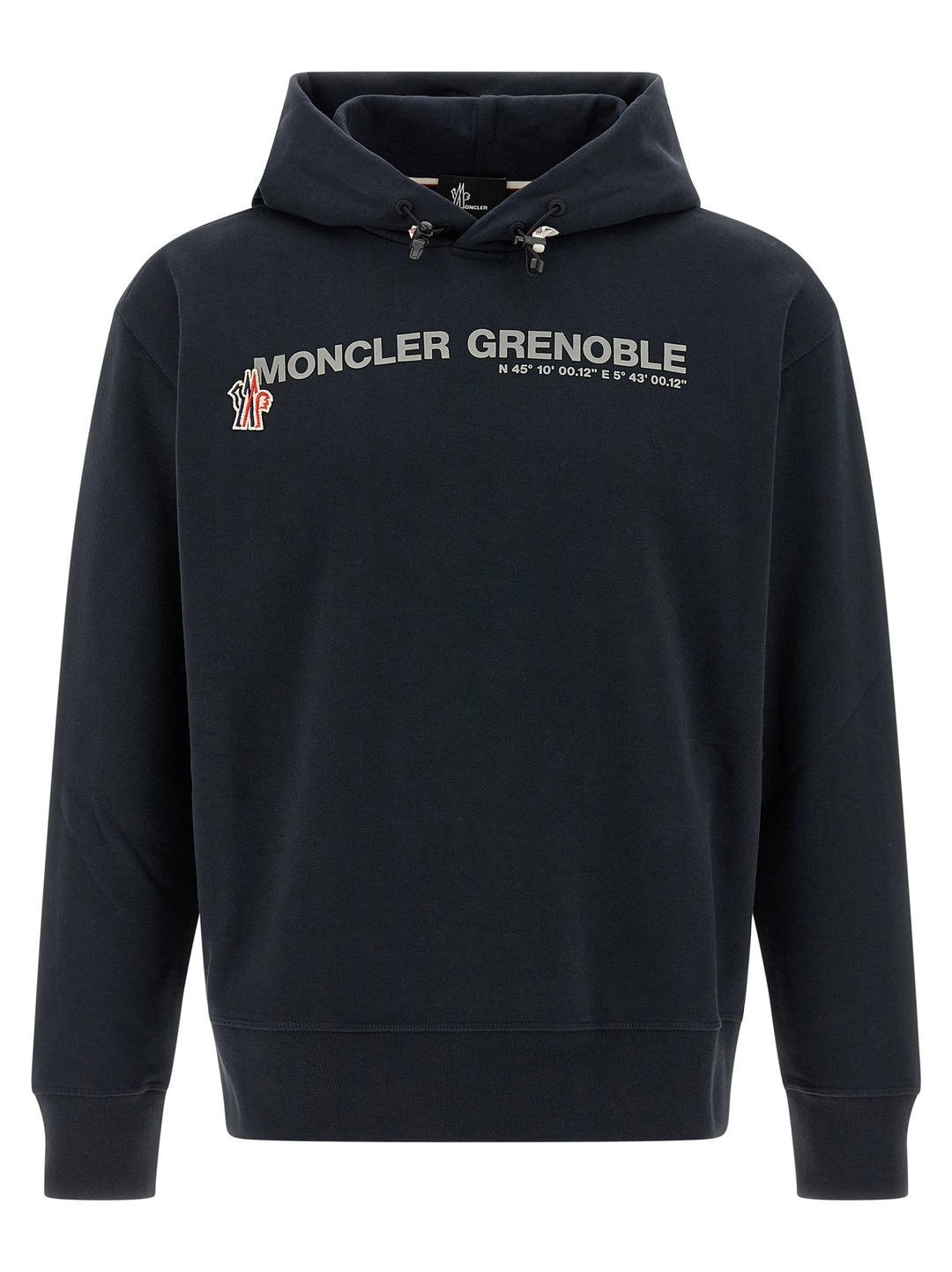 Moncler Grenoble Logo Hoodie Felpe - Blu | 9faee0bb57bd18d2e0a0863d4f05ee516e6a9de6