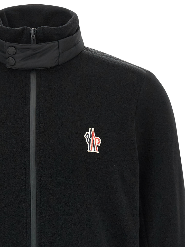 Moncler Grenoble Rainwear Insert Felpe - Nero | 98e2adc5d23526604be964bc7f1c2146b834711b