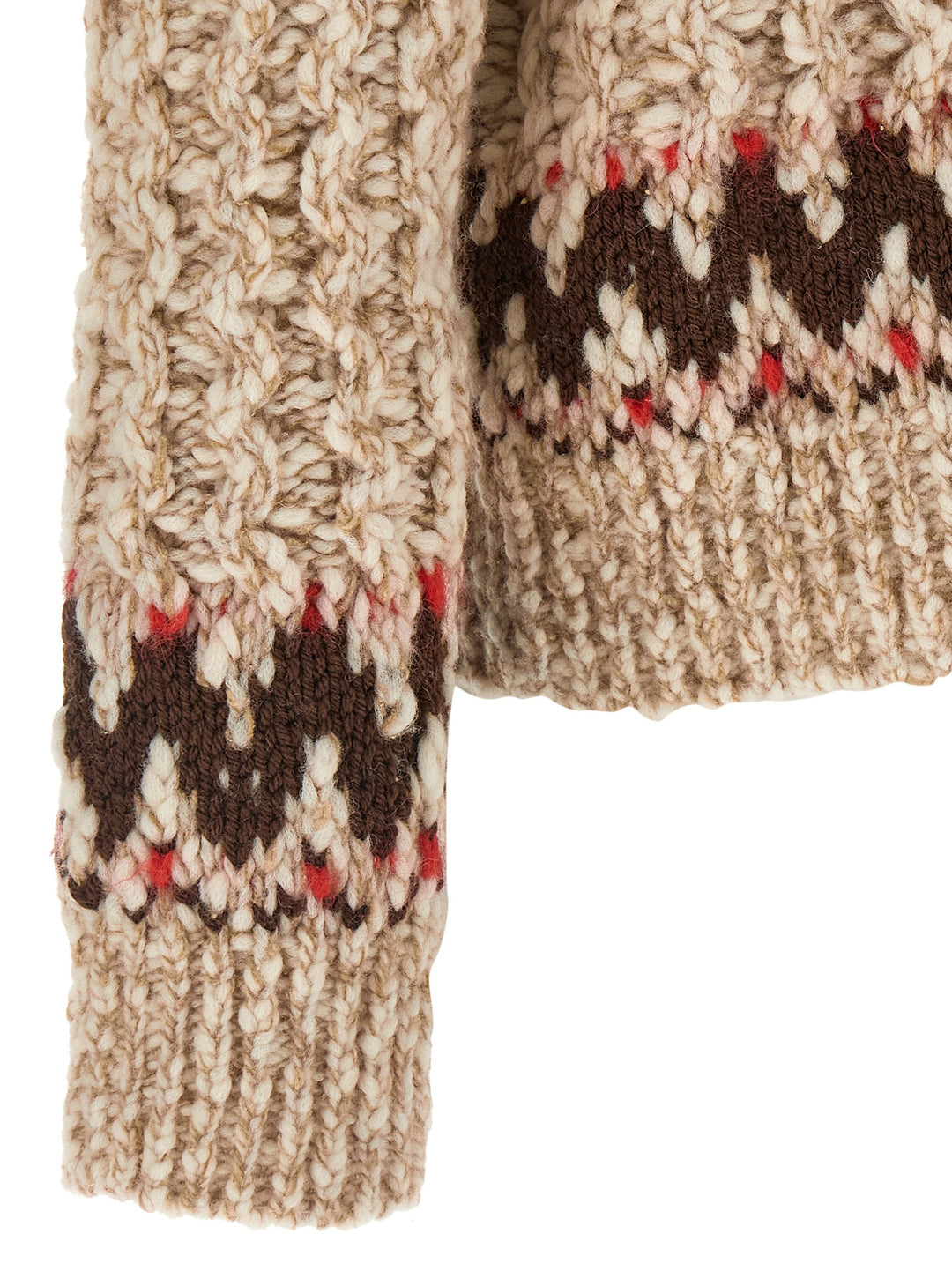 Moncler Grenoble Alpaca And Silk Sweater Maglioni - Multicolor | e73cae56c9ecdd98a1fb25f36b6ca85d374d3b9e