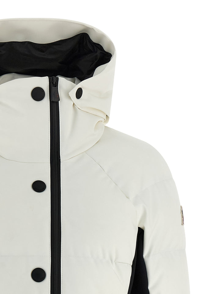 Moncler Grenoble Guyane Puffer Jackets - Bianco/Nero | 74b13bb66a016951cc30f5ee24a27859c26607ca