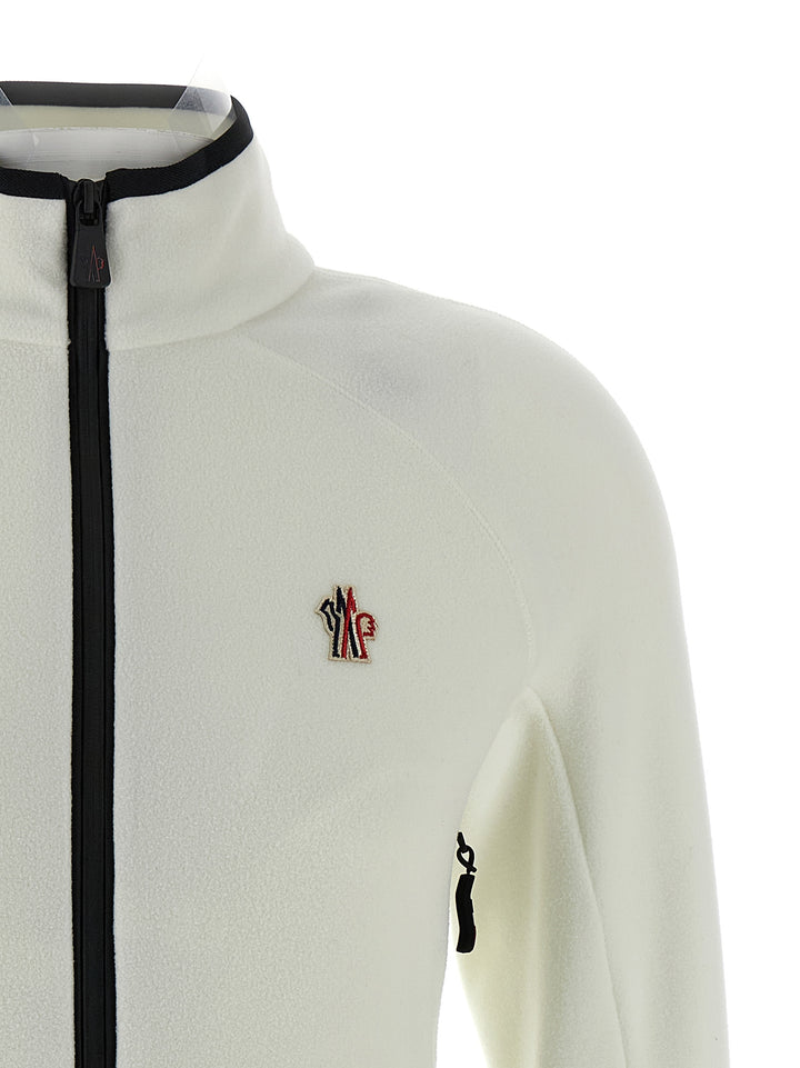 Moncler Grenoble Fleece Felpe - Bianco | b57d88c4c2739c10ec3304d674465962cd661069