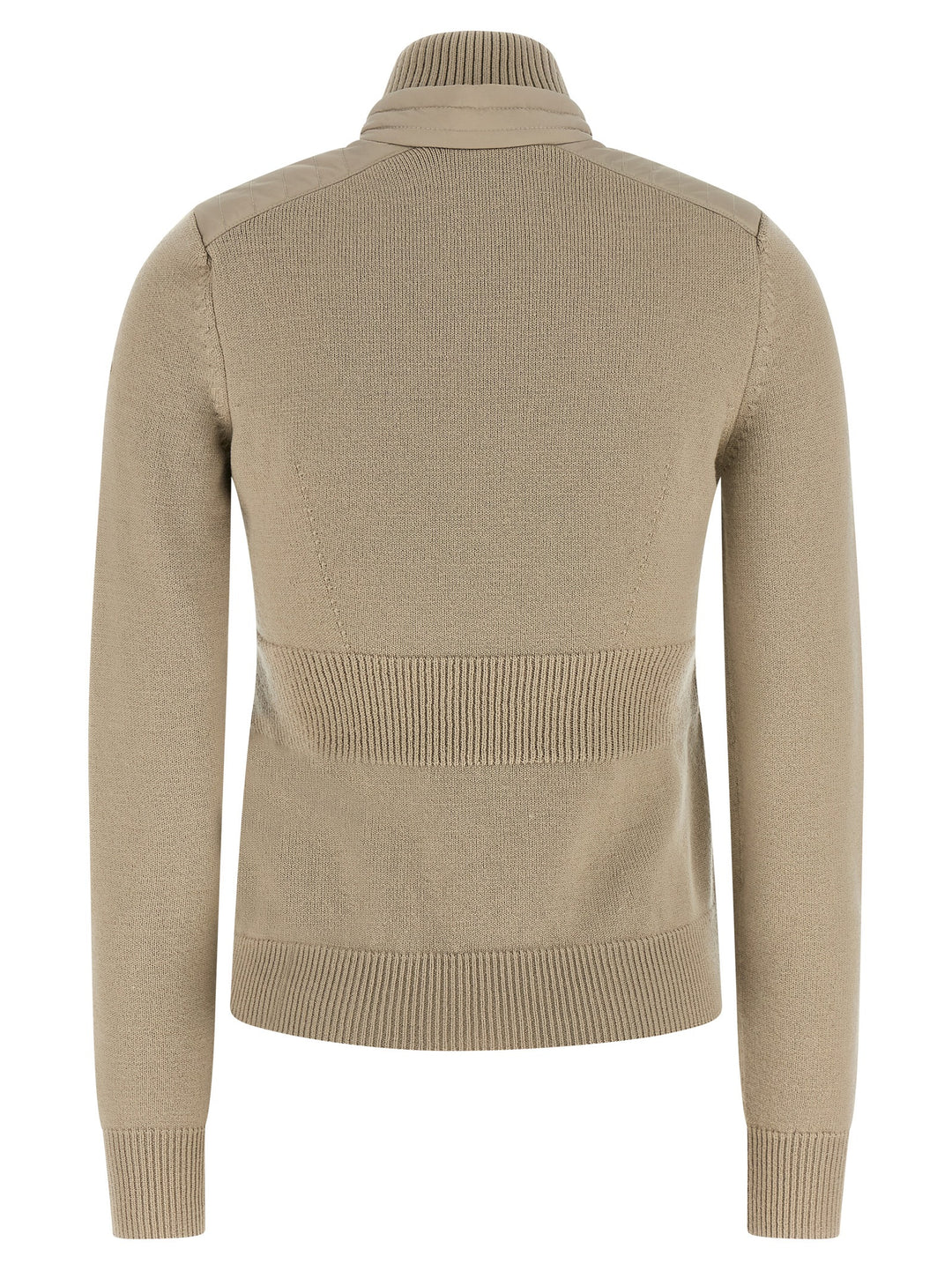 Moncler Grenoble Padded Cardigan Maglioni - Beige | 400ab1148922cb33686063be9a47277a5429cf59