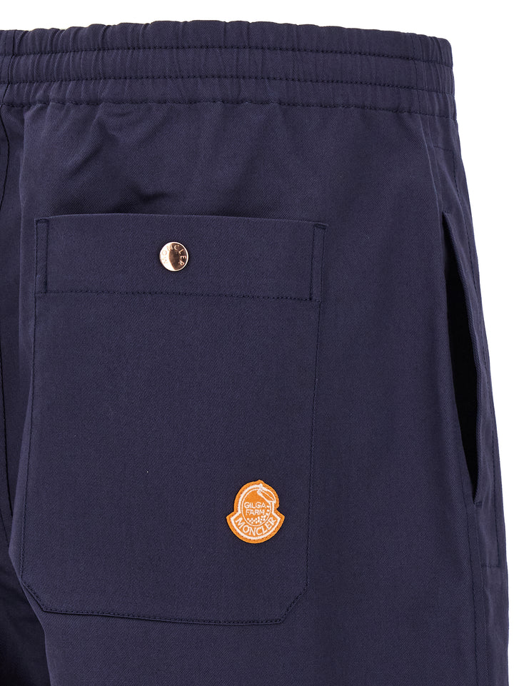 Moncler Genius Moncler X Gilga Farm  By Donald Glover Pantaloni - Blu | 3b1faed055a09da47fcb494a59133a73503a9026