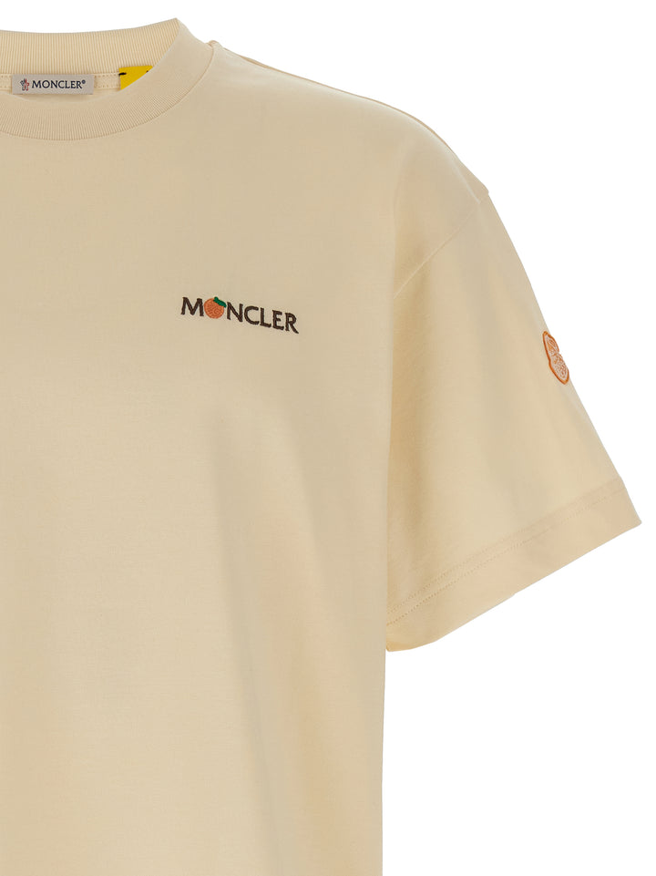 Moncler Genius Moncler X Gilga Farm  By Donald Glover T shirt - Bianco | 383149bca1cdc2e0ea25dac918c02af90fca4e88