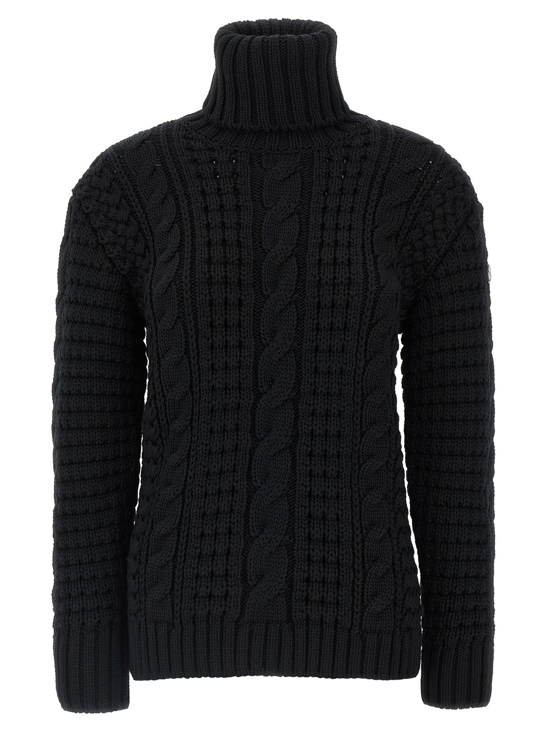 Moncler Genius Moncler X Edward Enninful Tricot Turtleneck Sweater Maglioni - Nero | 52358666c15821cea14367751ad6e951885e2e97
