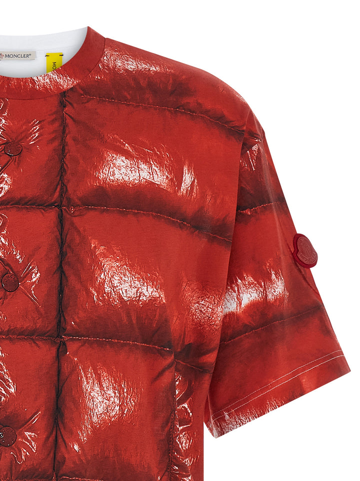 Moncler Genius Moncler X A$Ap Rocky T shirt - Rosso | c2c29e03dc8aea65f6c652a55358427dd84b0327