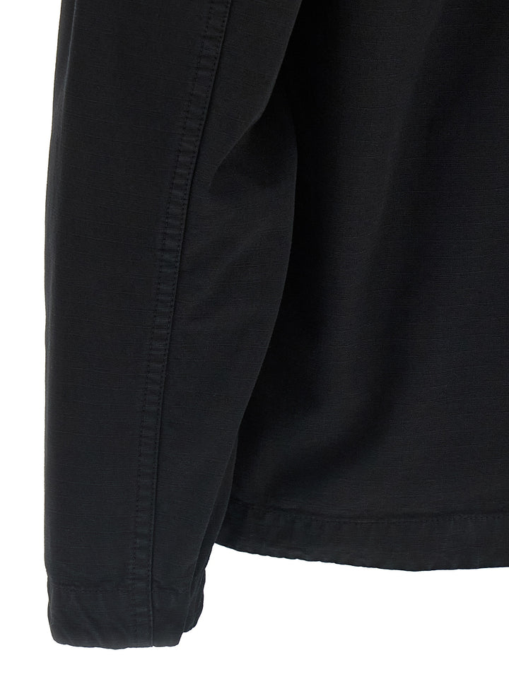 Stone Island Raw Cotton Overshirt Camicie - Nero | bca8a6c06e878feced0aa92b5f84cb840c5adea6