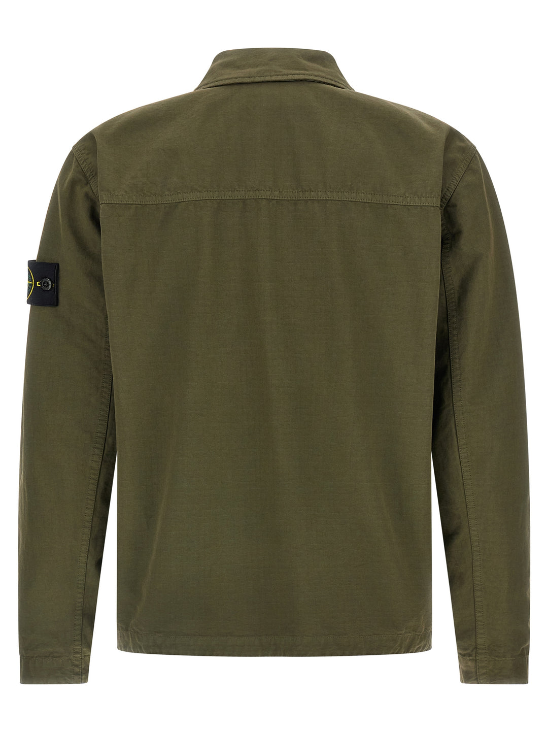 Stone Island Raw Cotton Overshirt Camicie - Verde | c38c9b1368e46b1ec4b8832dcab96120f3a6eab3