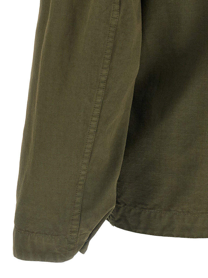 Stone Island Raw Cotton Overshirt Camicie - Verde | fbd5fb76c5852d42df896d95e01e9cd5793790f3