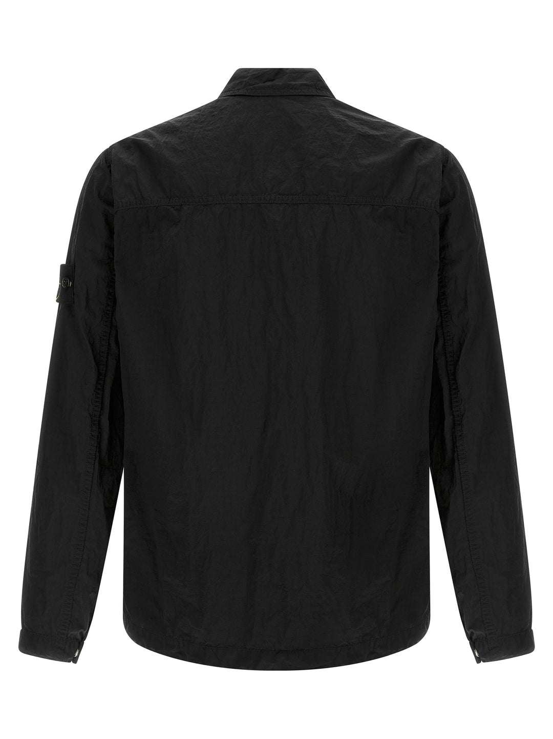 Stone Island Logo Badge Overshirt Camicie - Nero | f2c6912a7df44405f448ddd3d0222e6ee4801821