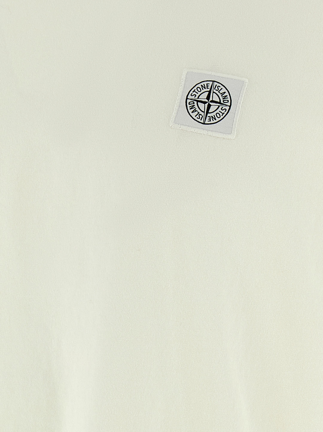 Stone Island Logo Patch T shirt - Beige | b5bf316b9ac87374d854b9b27916673e014339fa