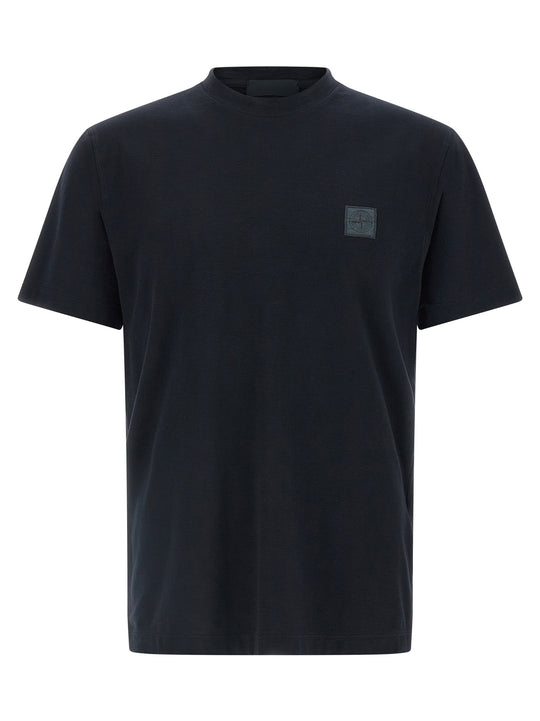 Logo Patch T Shirt Nero